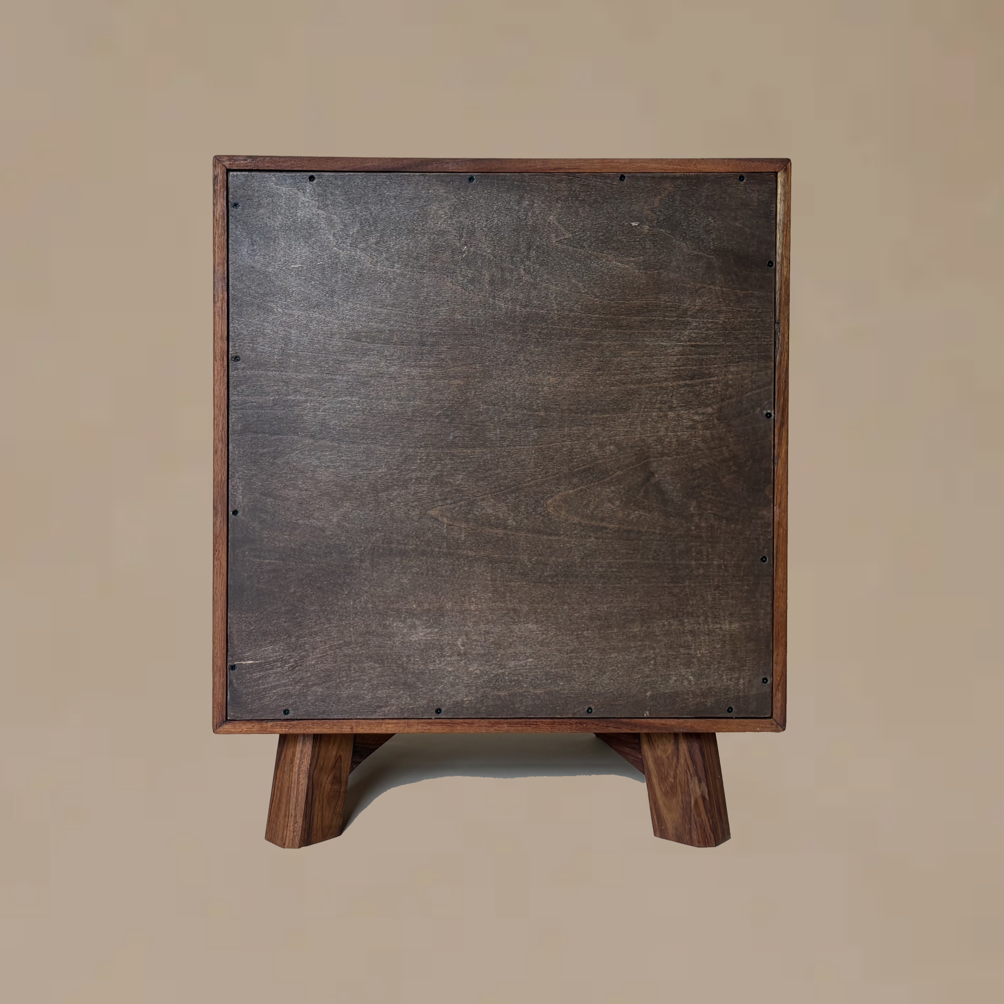 walnut nightstand, oak nightstand