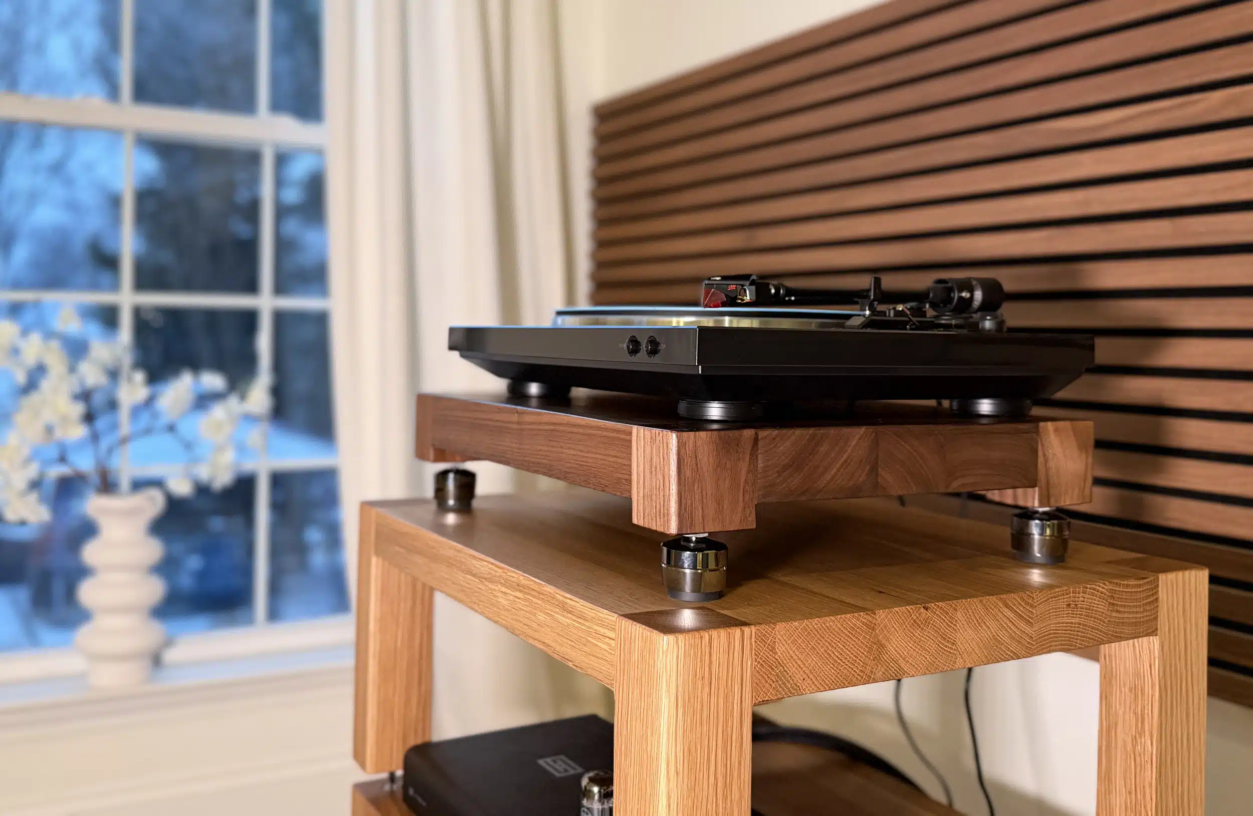 DENALI Audio Stand & Isolation Platform – 2" Walnut - Image 6