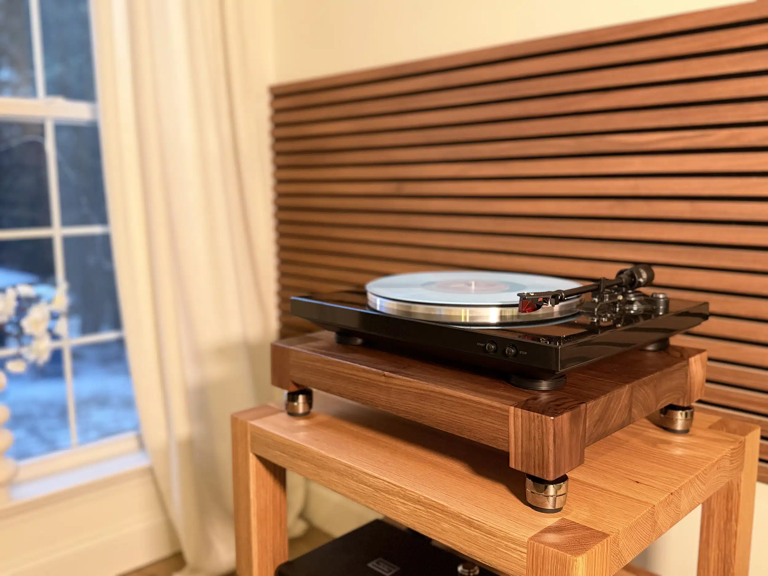 DENALI Audio Stand & Isolation Platform – 2" Walnut - Image 8