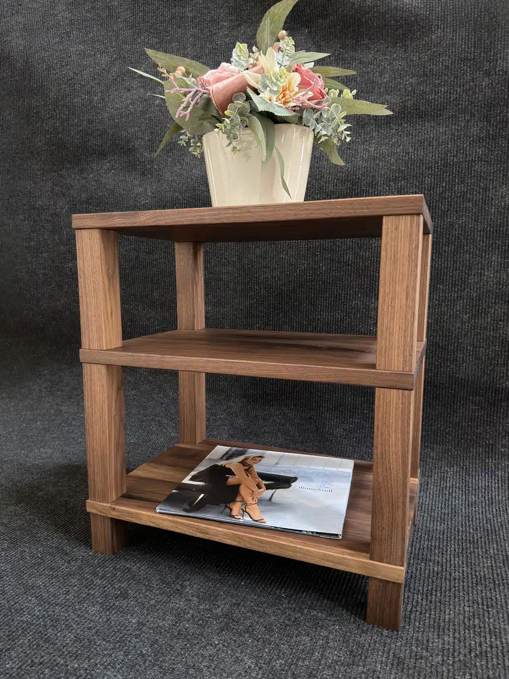 SIERRA Audio Rack Single - Black Walnut - Image 3