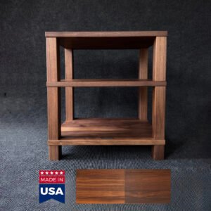 SIERRA Audio Rack Single - Black Walnut