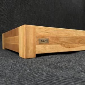 DENALI Burger XL Audio Stand & Isolation Platform – 4.5" White Oak