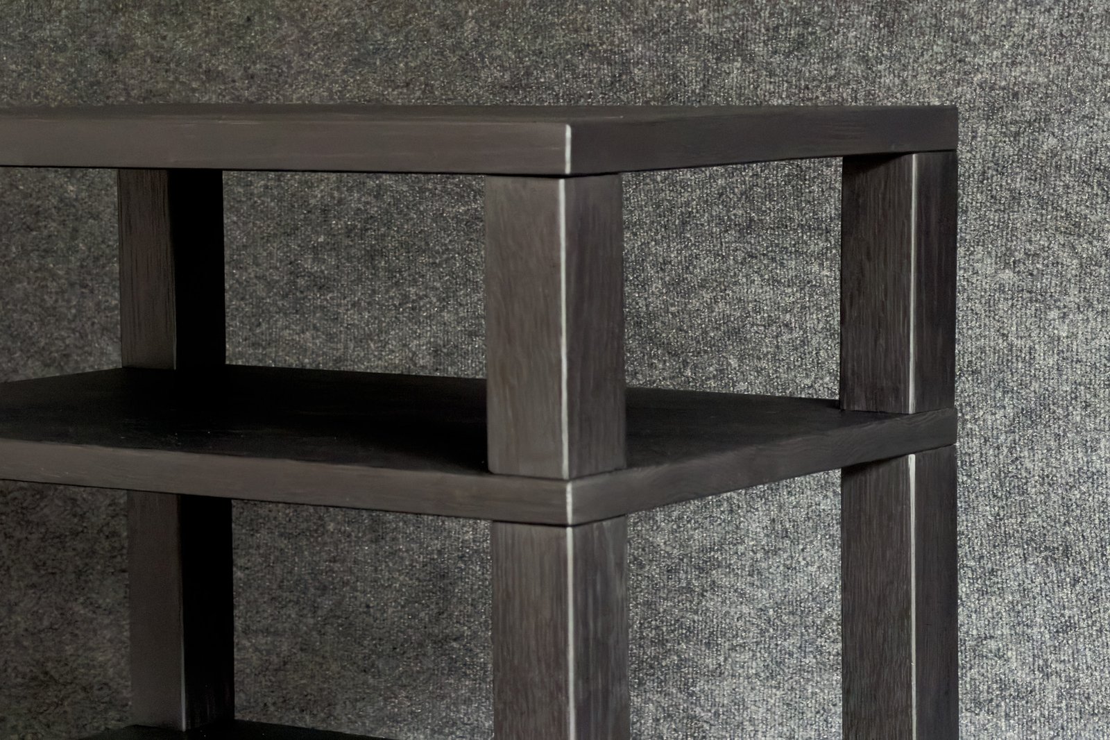 SIERRA Audio Rack Single - Midnight Charcoal Oak - Image 9