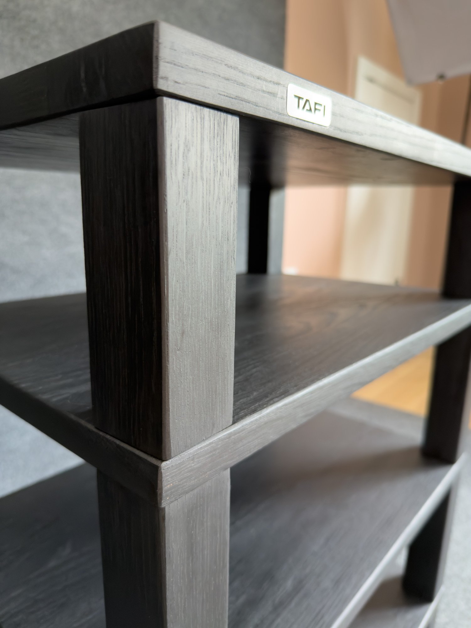 SIERRA Audio Rack Single - Midnight Charcoal Oak - Image 6