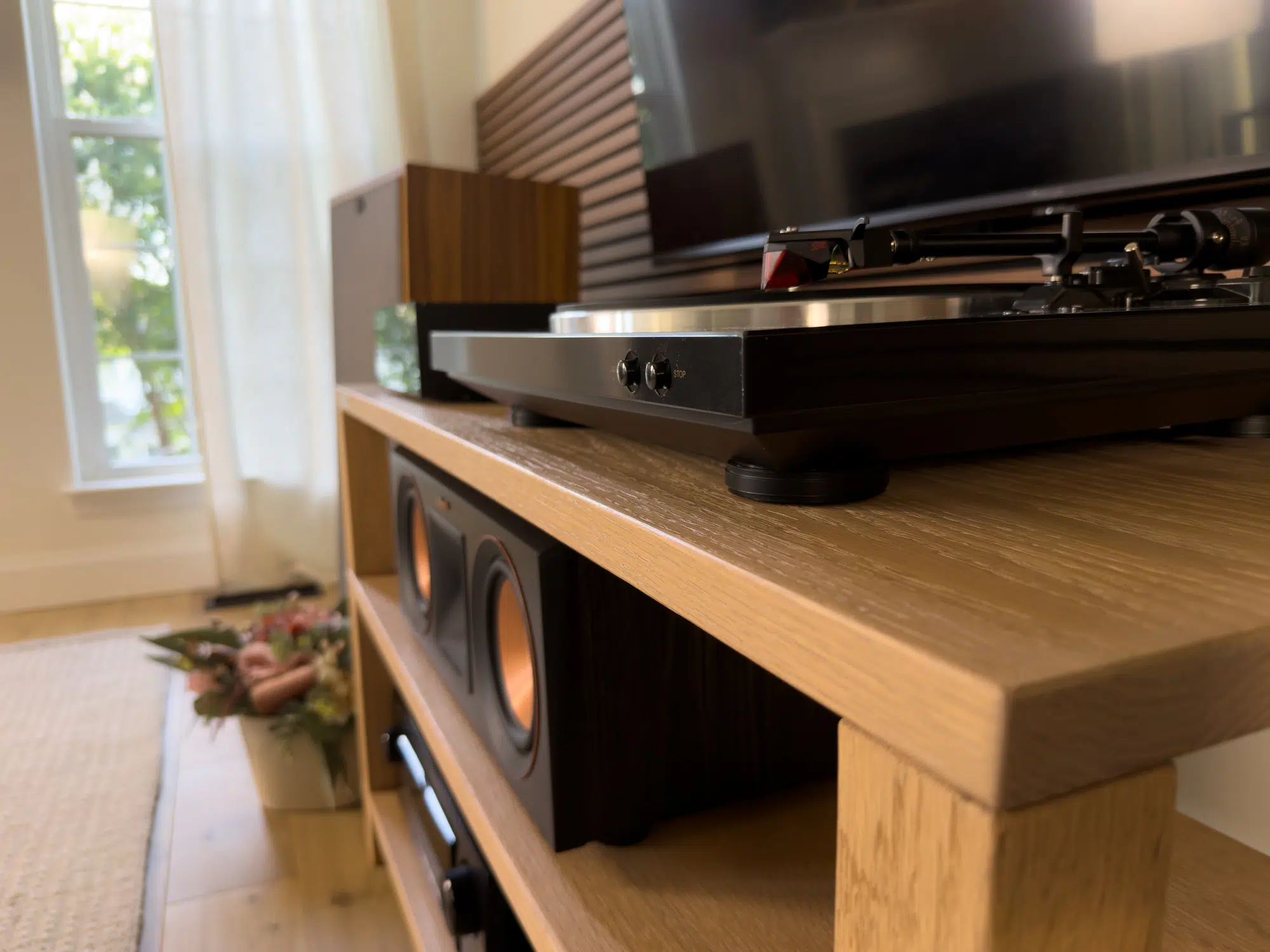 audio rack double