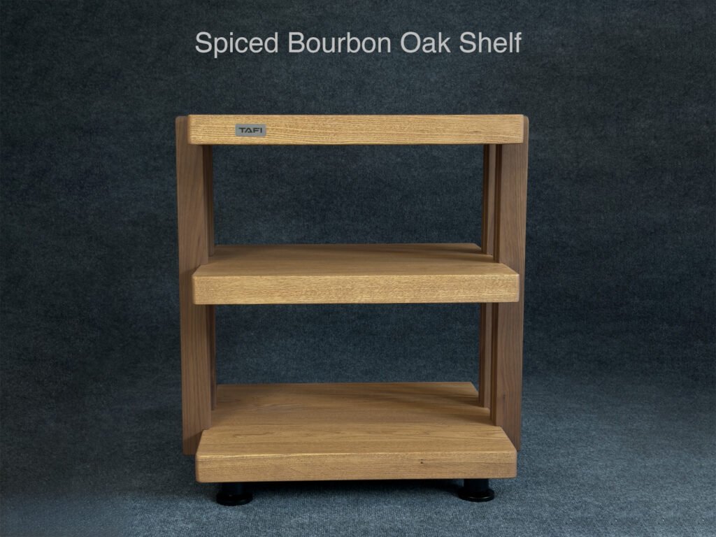Solid Oak Hi-Fi Audio Rack