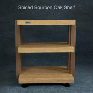 Solid Oak Hi-Fi Audio Rack