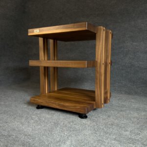 Solid Walnut Hi-Fi Audio Rack