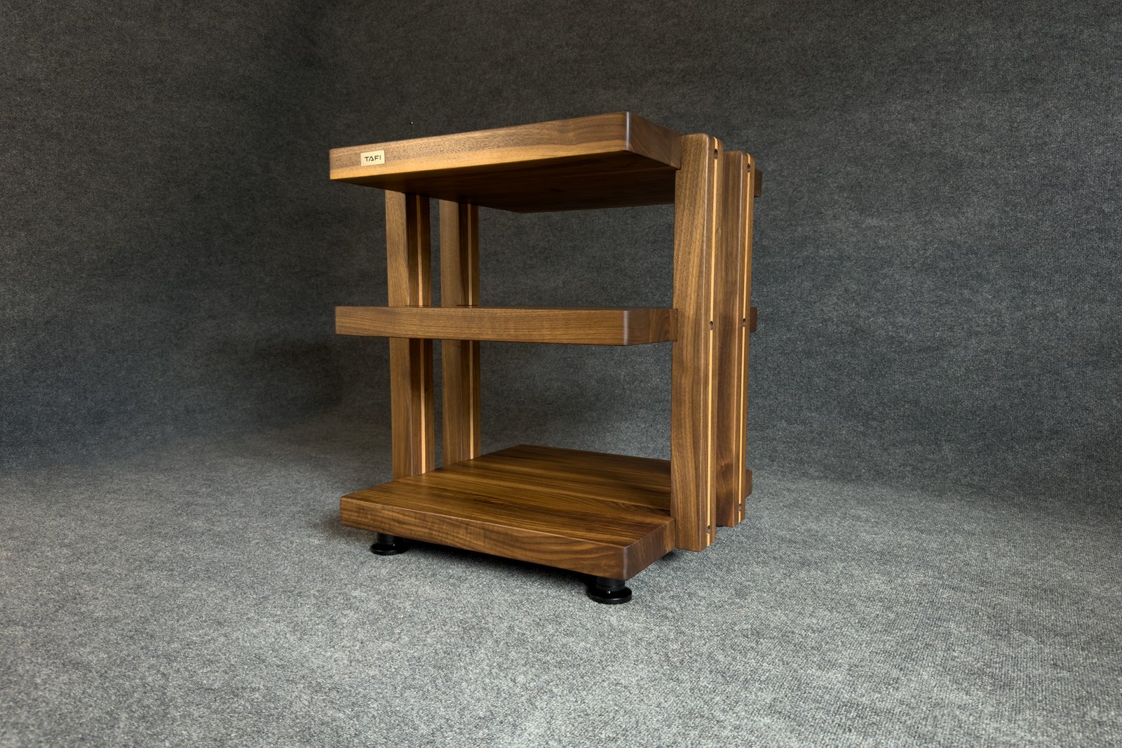 Solid Walnut Hi-Fi Audio Rack