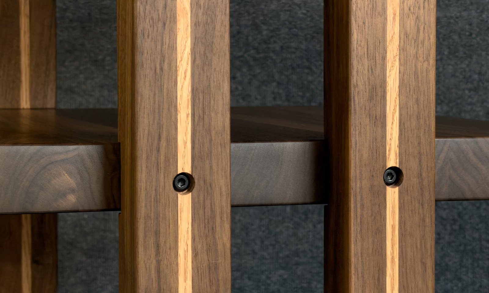 Solid Walnut Hi-Fi Audio Rack
