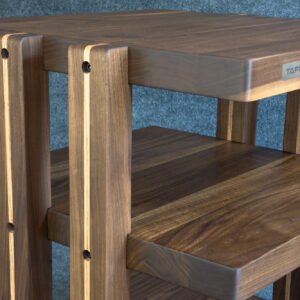 Solid Walnut Hi-Fi Audio Rack