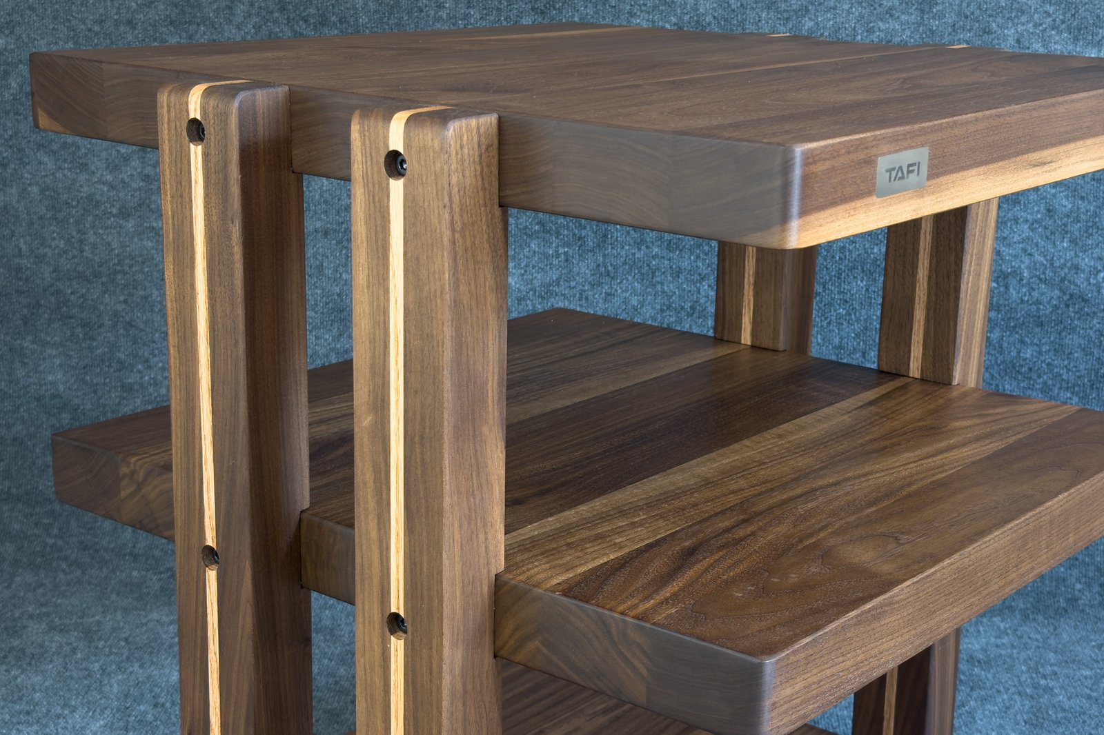 Solid Walnut Hi-Fi Audio Rack
