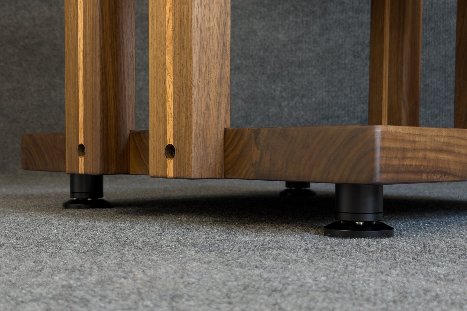 Solid Walnut Hi-Fi Audio Rack